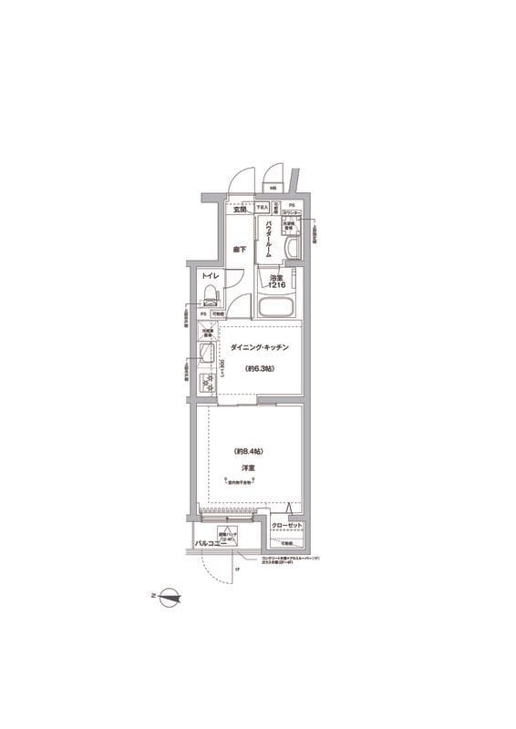RELUXIA方南町Ⅱ 209 間取り図