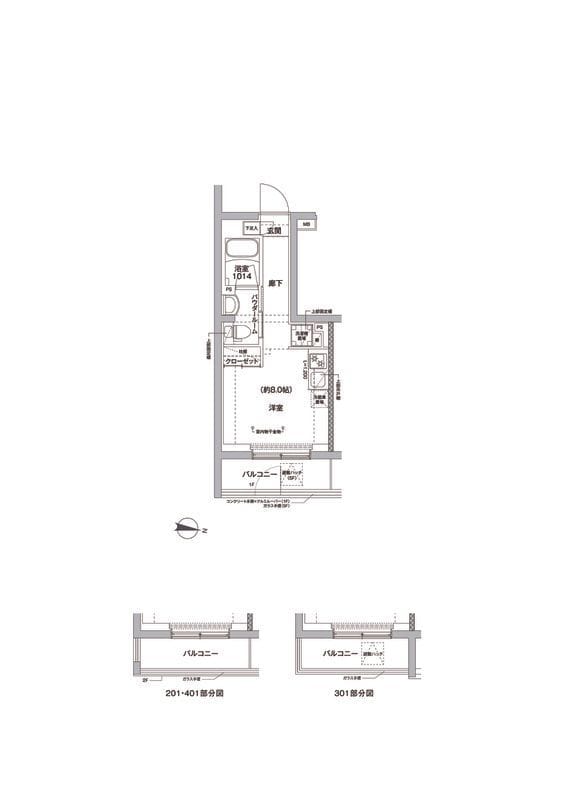 RELUXIA方南町Ⅱ 301 間取り図