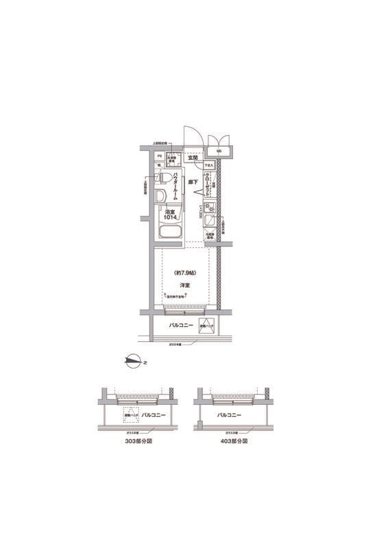 RELUXIA方南町Ⅱ 303 間取り図