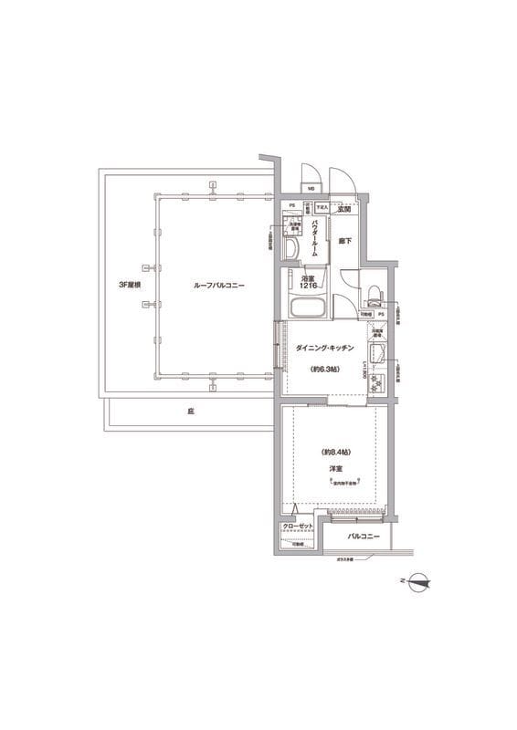RELUXIA方南町Ⅱ 405 間取り図