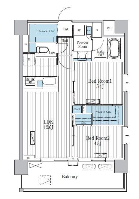 Terra蚕糸の森 1010 間取り図