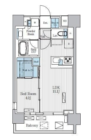 Terra蚕糸の森 201 間取り図