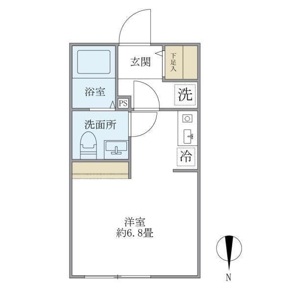 GRAN DOMANE KITAAKABANE 202 間取り図