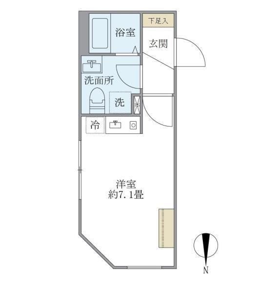 GRAN DOMANE KITAAKABANE 401 間取り図