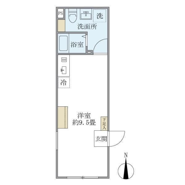 GRAN DOMANE KITAAKABANE 403 間取り図