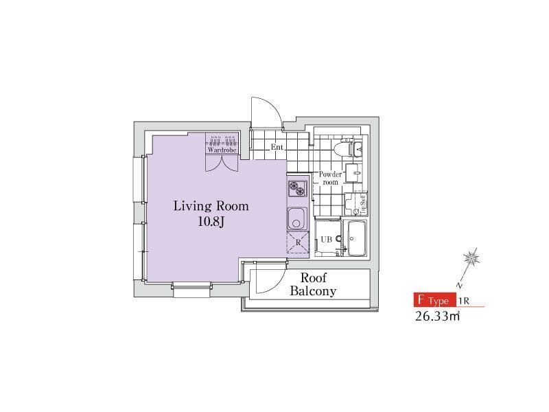 EXAM中目黒 601 間取り図