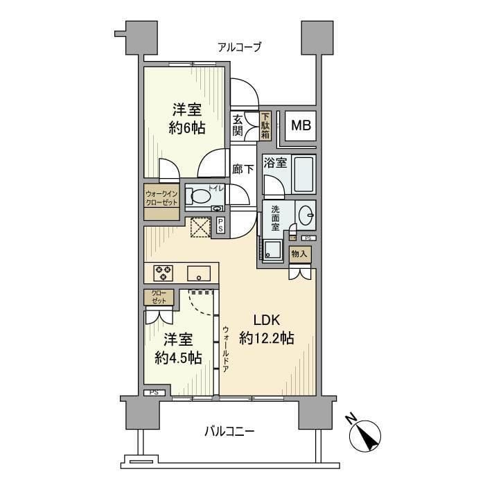 プラウドシティ小竹向原グランドコート 314 間取り図