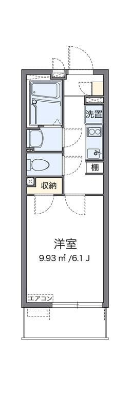 クレイノスペランツァⅠ号館 105 間取り図