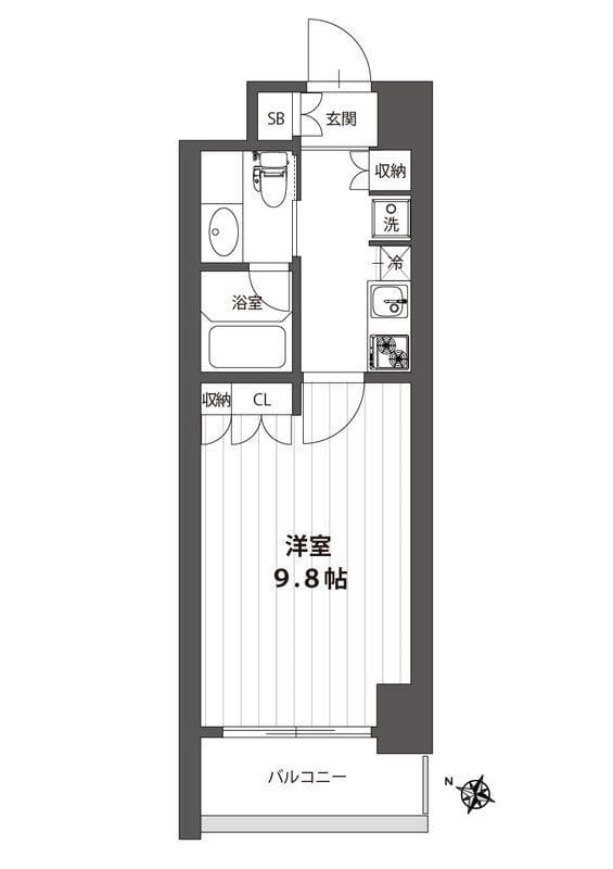 レグノ・フォルテ二番町 704 間取り図