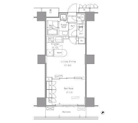 パークアクシス豊洲 1216