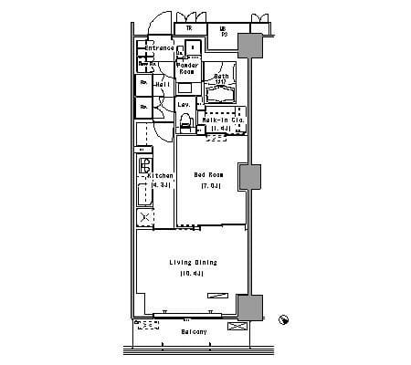 パークアクシス豊洲 1701
