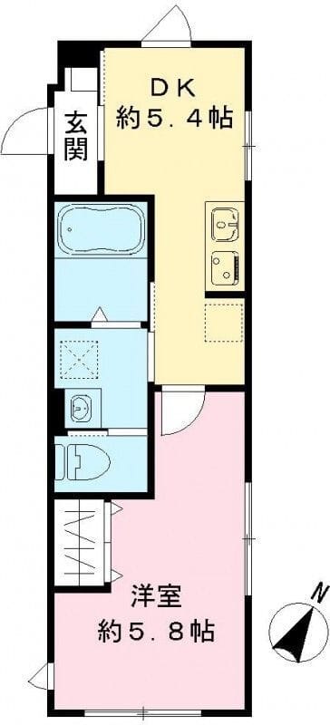 ルガロ西麻布 102 間取り図