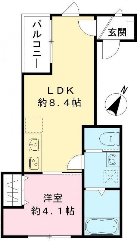 ルガロ西麻布 301 間取り図