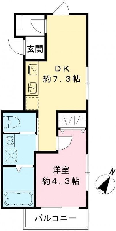 ルガロ西麻布 302 間取り図