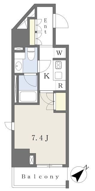 コスモリード品川荏原 904 間取り図