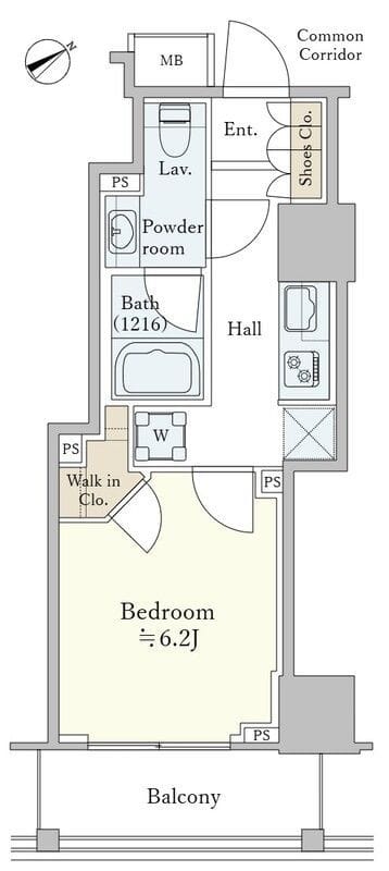 クレヴィアタワー池田山 202
