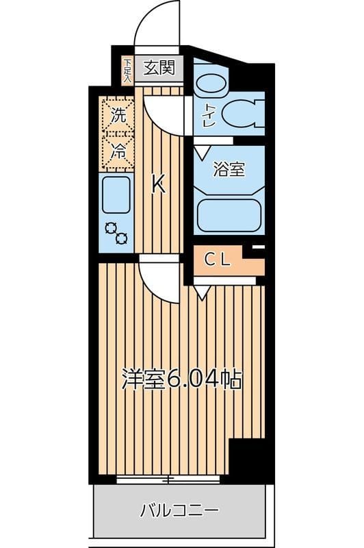CITY SPIRE 上池台 0502 間取り図