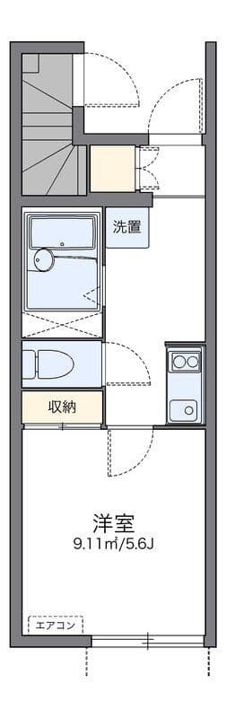 レオネクストルミエール北沢 101 間取り図