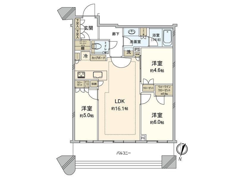 パークタワー勝どきサウス 1806