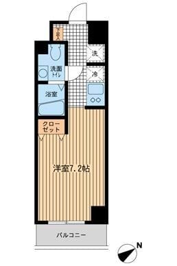 モノトーノ門前仲町 0502 間取り図