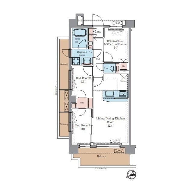 ラグゼナ平井ノース 0301