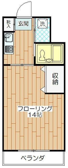 ソフトタウン池袋 509 間取り図