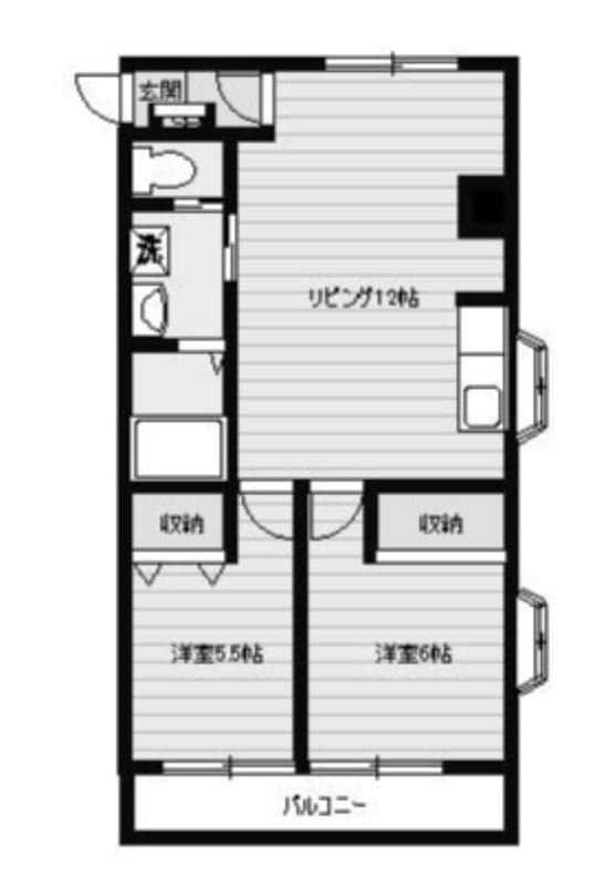 第一宝マンション 301 間取り図
