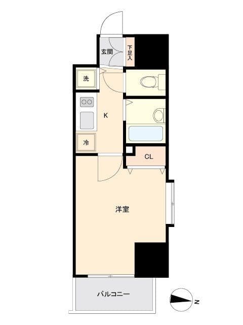 CITY SPIRE 両国 0904 間取り図
