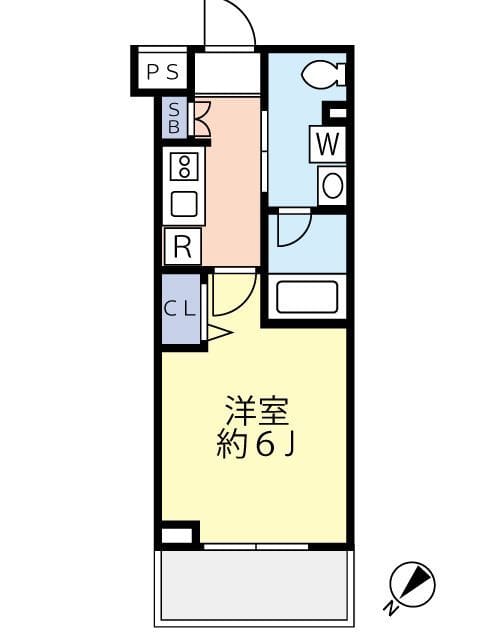 スカイコートパレス大田鵜の木 0206 間取り図
