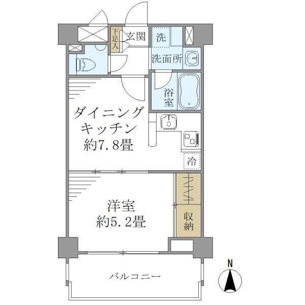 カナルグランデ 302 間取り図