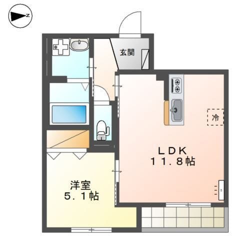 鶴見区下末吉新築マンション(仮 102 間取り図