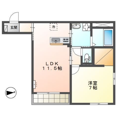 鶴見区下末吉新築マンション(仮 301 間取り図
