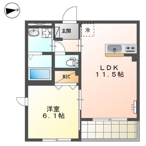 鶴見区下末吉新築マンション(仮 305 間取り図