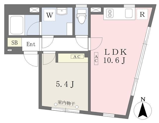 Recx Nakaitabashi 201 間取り図