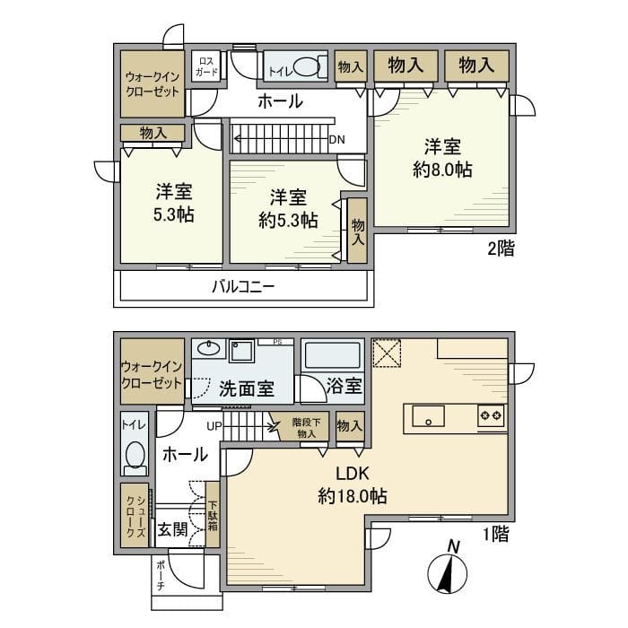 中和倉戸建 0 間取り図