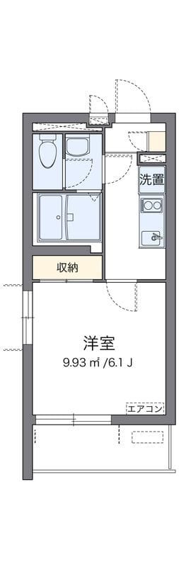 クレイノLABOON戸越 102 間取り図