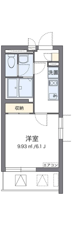 クレイノLABOON戸越 301 間取り図