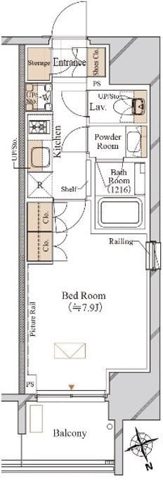 ブランシエスタ飯田橋 1401
