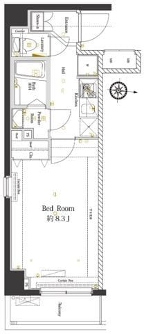 AZEST千鳥町 202 間取り図
