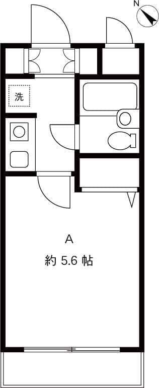 カーサスプレンディッド新宿払方町 311 間取り図