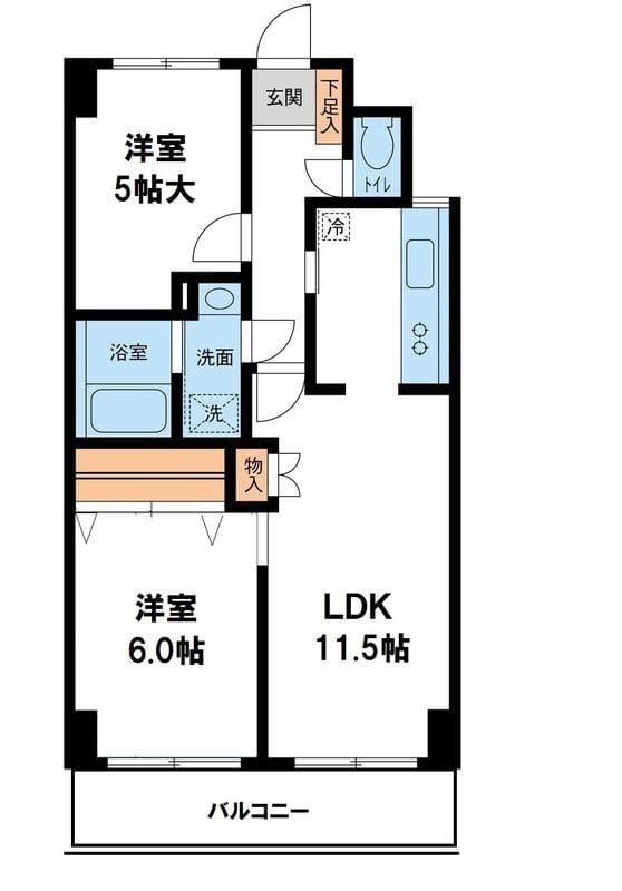 CASSIA保土ヶ谷 0302 間取り図