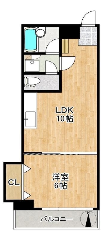東都ビル 201 間取り図