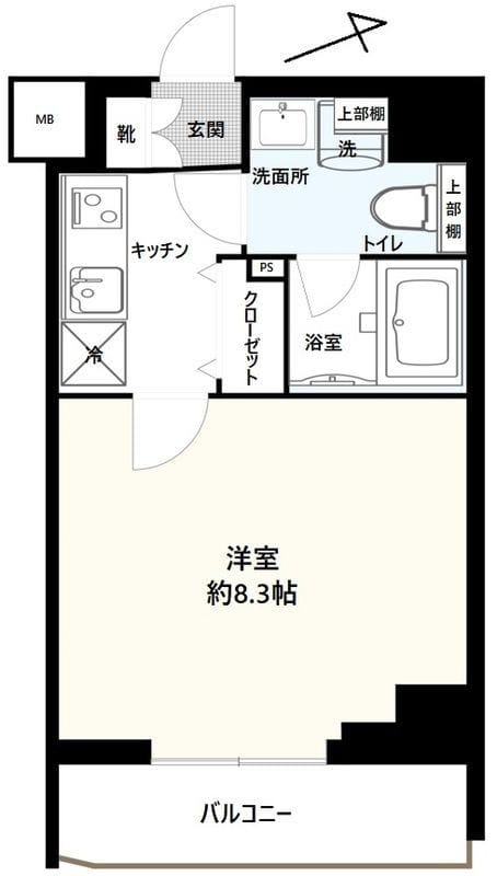 SYNEX KAMEIDO 101 間取り図