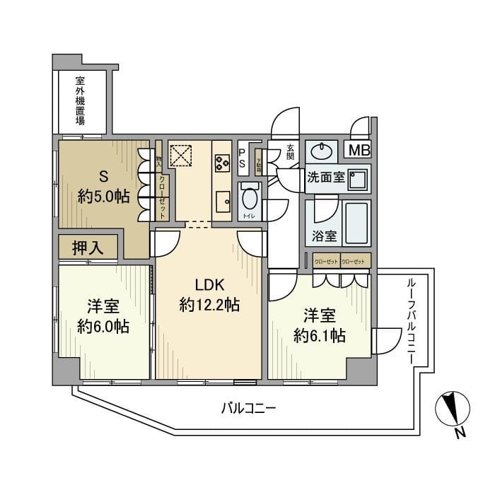 マイキャッスルステーションプラザ葛西 203 間取り図
