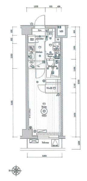 メイクスデザイン糀谷アジールコート 105