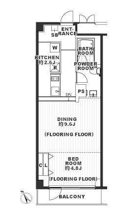 アーバンパーク溝の口 0410 間取り図