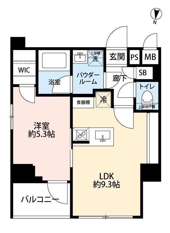 GRAND CONCIERGE 恵比寿 1001 間取り図