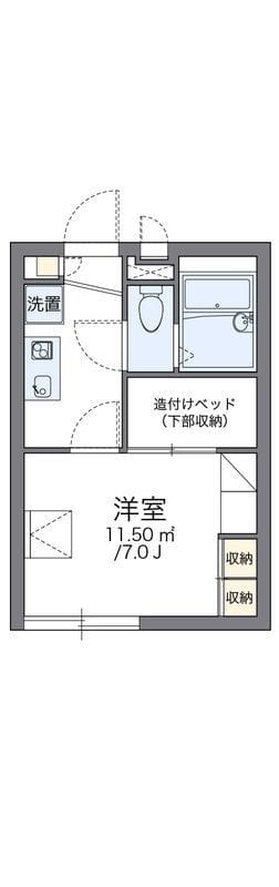 レオパレスエクセルライフ 102 間取り図