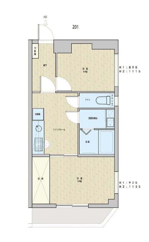 サンヴァレイプラザ 201