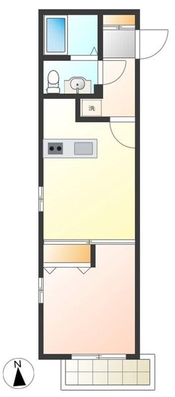エムズ高円寺Ⅱ 303 間取り図